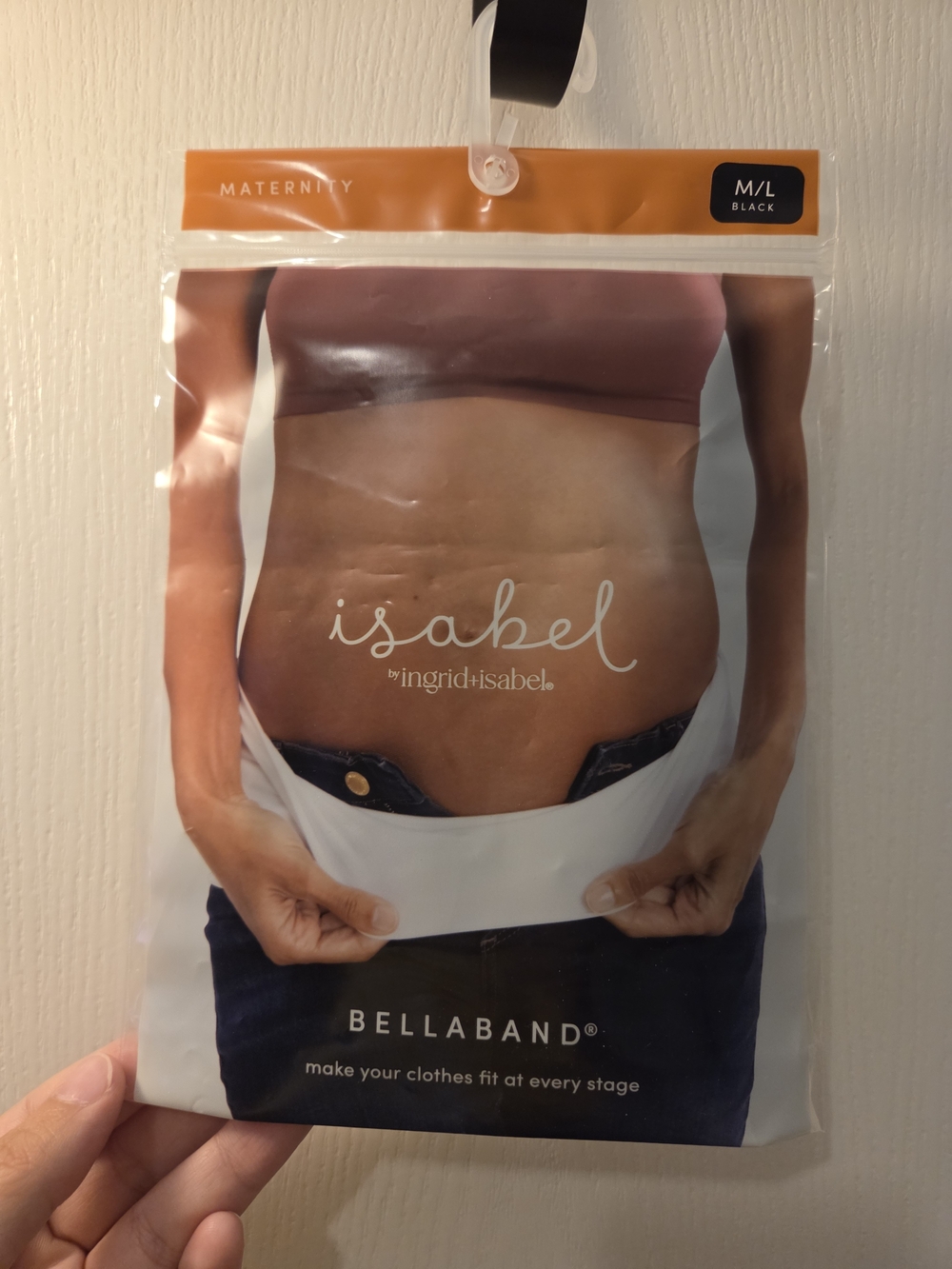 Ingrid & Isabel Bellaband Maternity Waistband - Black